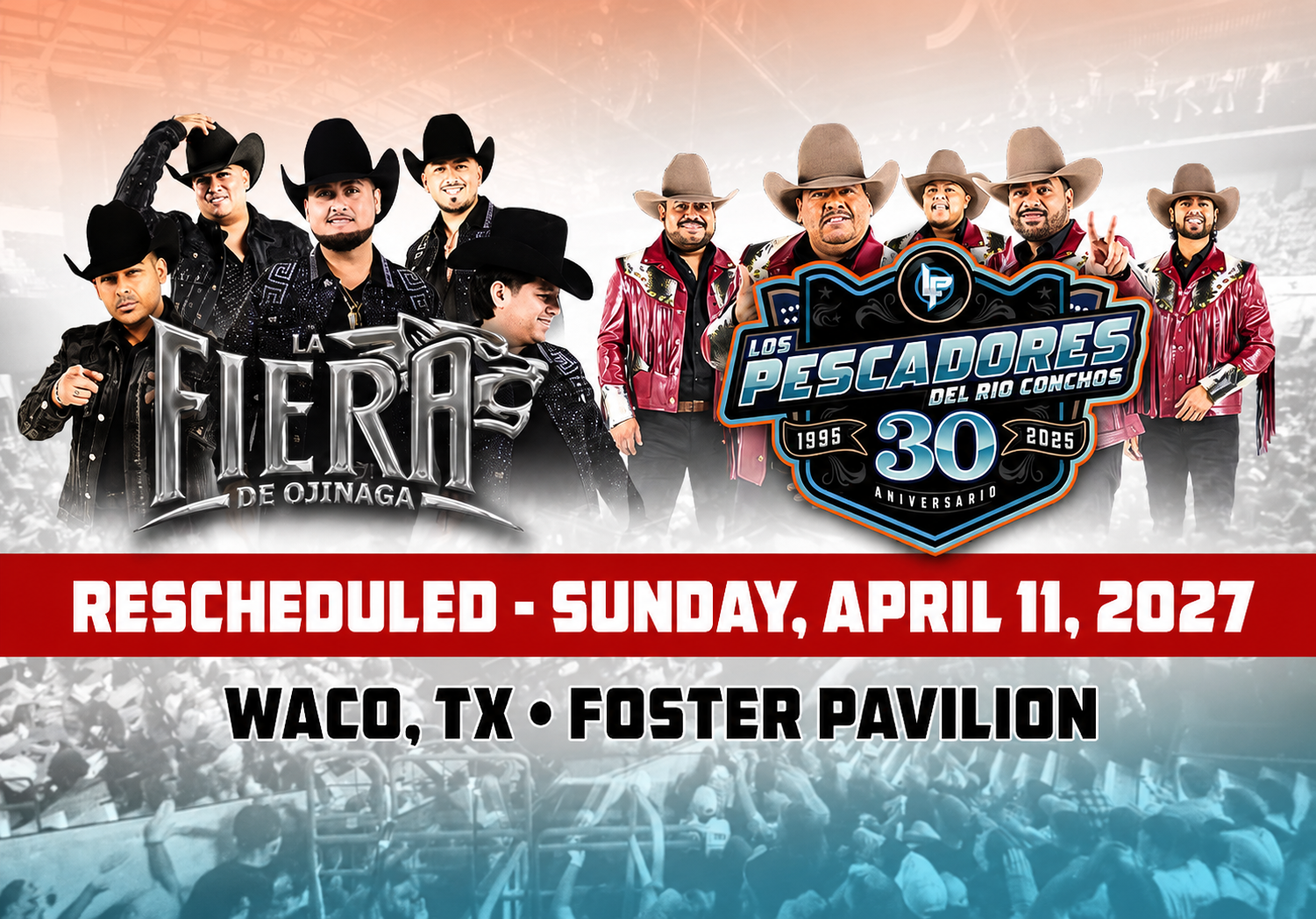 Hispanic concert in Foster Pavilion rescheduled due to World Cup Final